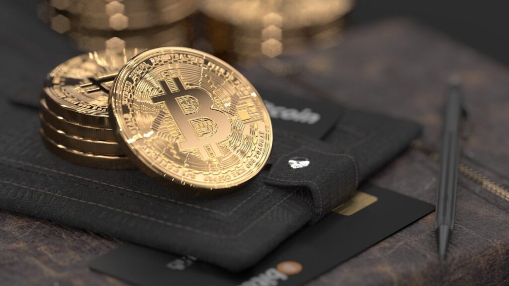 Bitcoins in coins