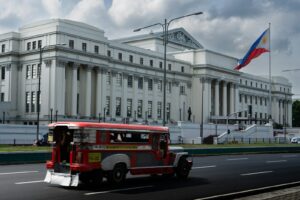 a firetruck on the street